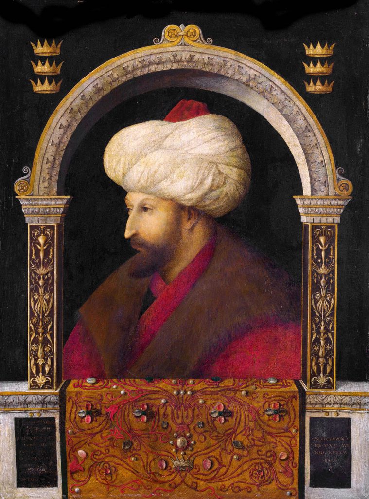 Slika Gentilea Bellinija portret Mehmeda II