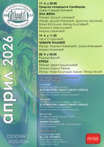 Repertoar Narodnog pozorišta Istočno Sarajevo