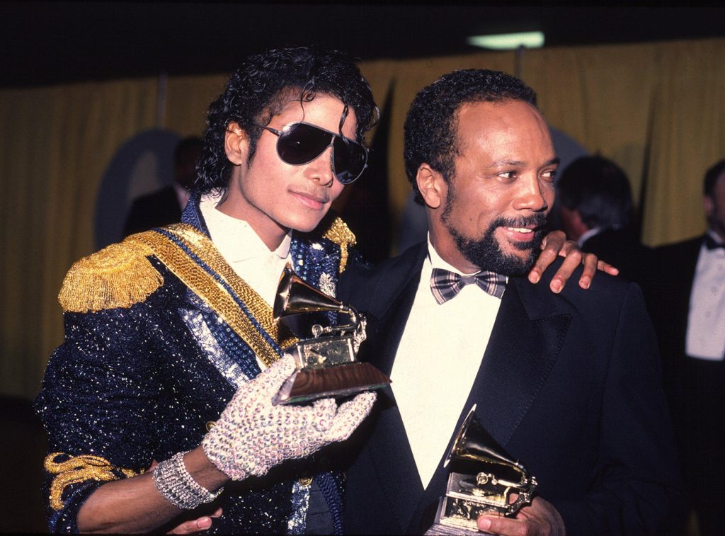 Američki producent i kompozitor Quincy Jones. i Michael Jackson
