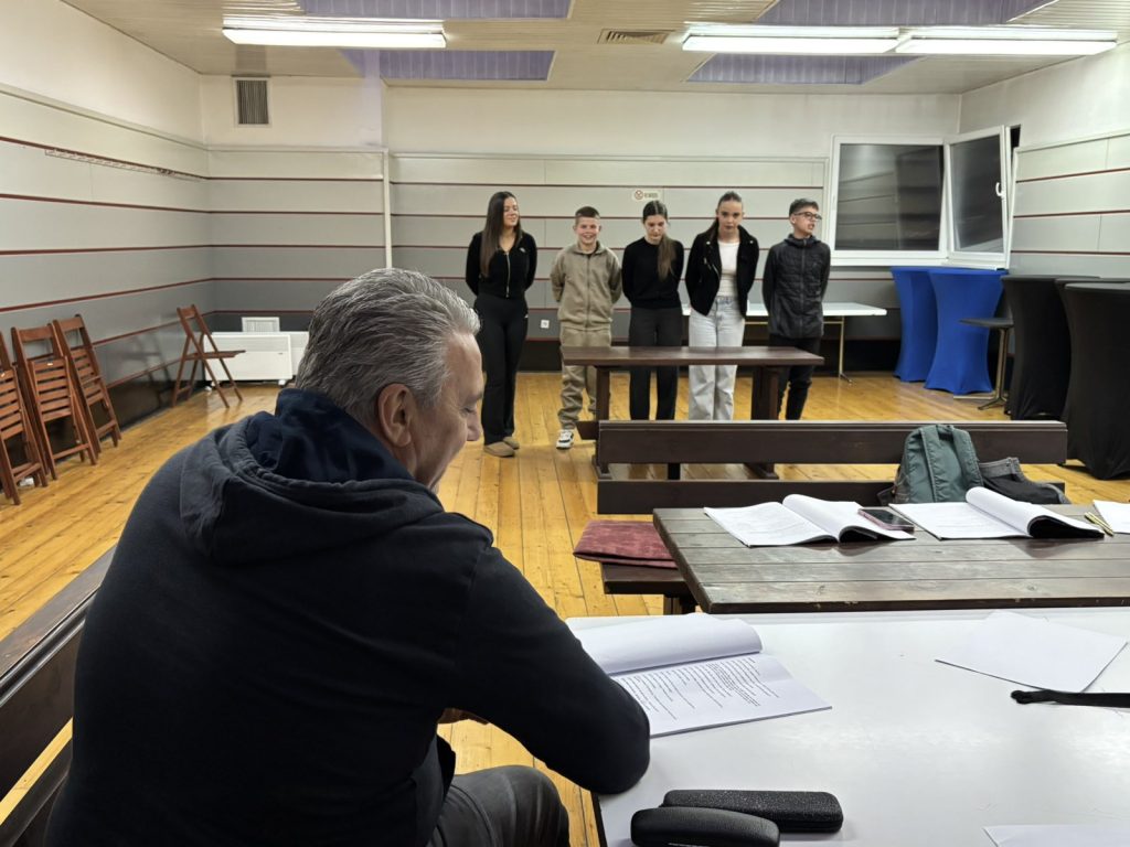 Nastavak rada na probama za omladinsku predstavu „Pobuna otpada“ 