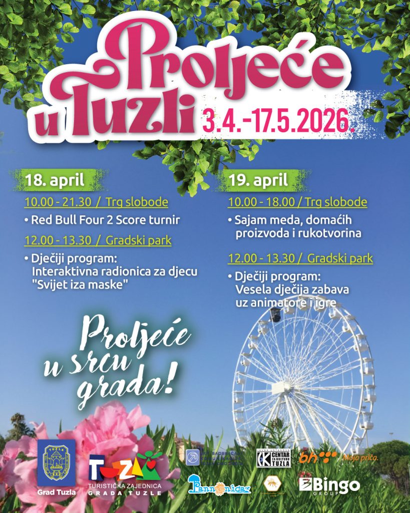 Sadržaji koje nudi treći vikend „Proljeća u Tuzli 2026“