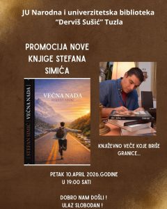 Promocija nove knjige "Večna nada" autora Stefana Simića.