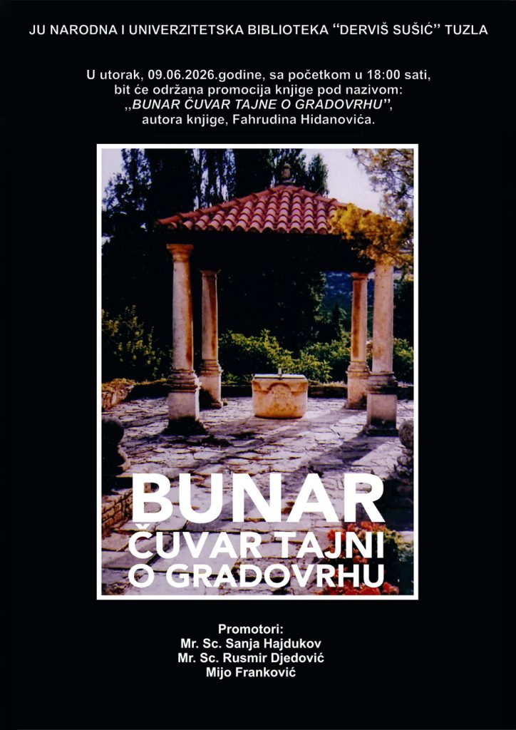 Promocije knjige "Bunar - čuvar tajni o gradovrhu", Fahrudina Hidanovića