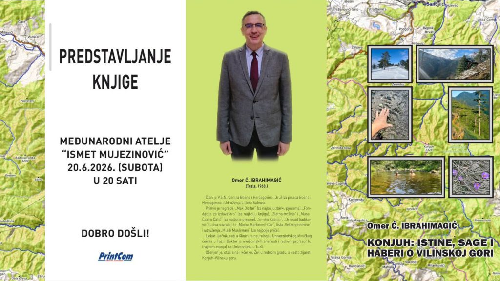 Promocije knjige “Konjuh: istine, sage i haberi o vilinskoj gori” autora Omera Ć. Ibrahimagića