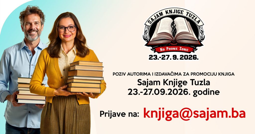 Sajam Knjige Tuzla 2026 - Otvoren poziv autorima i izdavačima za promocije knjiga