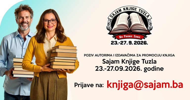 Sajam Knjige Tuzla 2026 - Otvoren poziv autorima i izdavačima za promocije knjiga