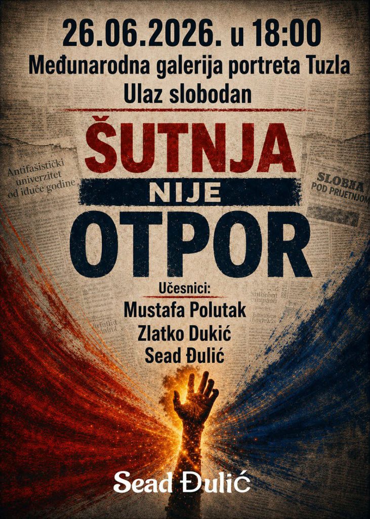 Promocija knjige “Šutnja nije otpor” autora Seada Đulića