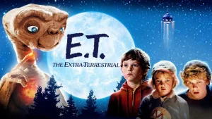 E.T. i Elliott na biciklu ispred mjesečine