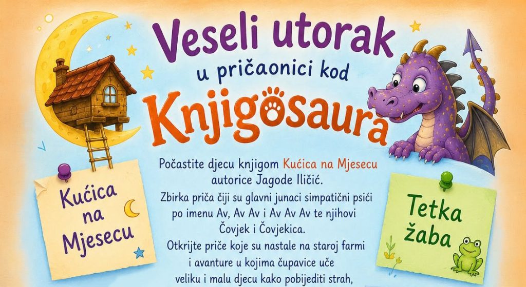 Veseli utorak u pričaonici kod Knjigosaura