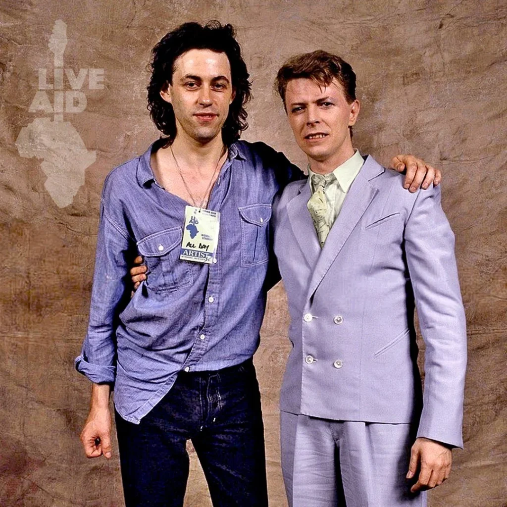 Bob Geldof i David Bowie