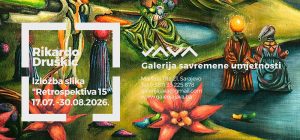 Izložba "Retrospektiva 15" bosanskohercegovačkog umjetnika Rikarda Druškića