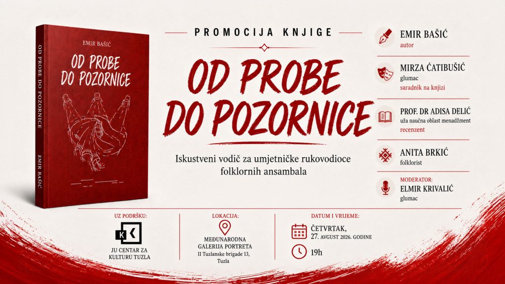 Knjiga „Od probe do pozornice", autora Emira Bašića