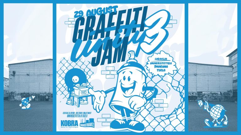 Graffiti Jam Unity 3 donosi energiju ulične umjetnosti u Tuzlu