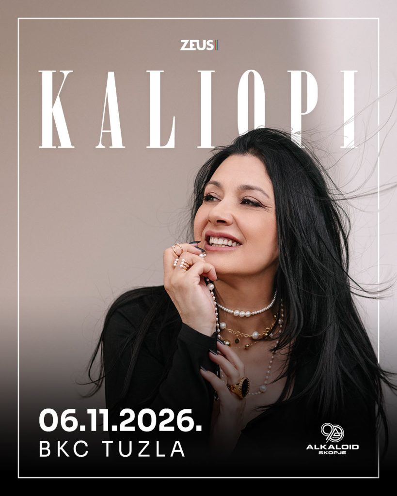 Makedonska pop diva Kaliopi 6. novembra stiže u Tuzlu
